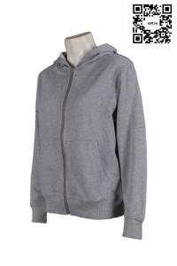 Z221訂做拉鏈衛衣外套   訂購團體衛衣  zip up hoodies自製純色衛衣   衛衣供應商HK